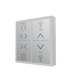 Сенсорный выключатель, 4 клавиши White (RGB подсветка) Сенсорный выключатель, 4 клавиши White (RGB подсветка)