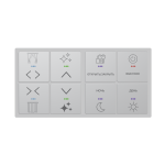 Сенсорный выключатель, 8 клавиши White (RGB подсветка)