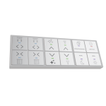 Сенсорный выключатель, 12 клавиши White (RGB подсветка) Сенсорный выключатель, 12 клавиши White (RGB подсветка)