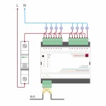 Модуль релейный 8 каналов, RL8 Модуль релейный 8 каналов, RL8