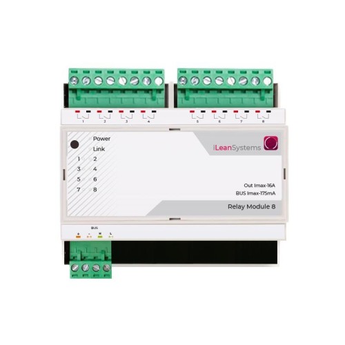Модуль релейный 8 каналов, RL8 Модуль релейный 8 каналов, RL8