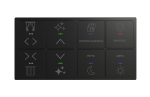 Сенсорный выключатель, 8 клавиш, Black (RGB подсветка) Сенсорный выключатель, 8 клавиш, Black (RGB подсветка)